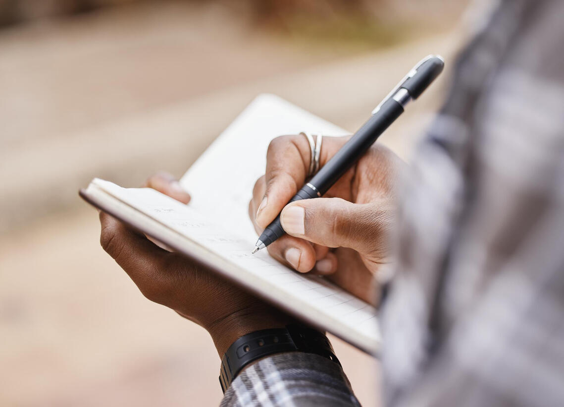 taking notes
